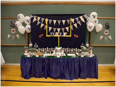 Our beautiful, custom party decorations will create a charming touch for your special occasion! Surprise 60th Birthday Tailgate Bash! | Pizzazzerie