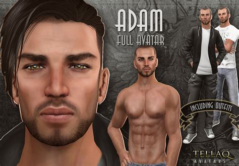 Second Life Marketplace Adam Avatar By Tellaq