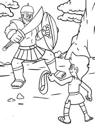 Click here to check out our entire bible characters coloring page collection we created especially for children's ministry! Coloring Page Base | David and goliath, Sunday school ...