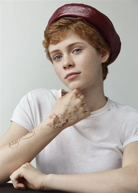 Sophia Lillis Wonderland Magazine Queen Sophia Photoshoot Lillies