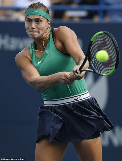 Tennis players in the pressroom: Sabalenka wins Connecticut Open | Daily Mail Online