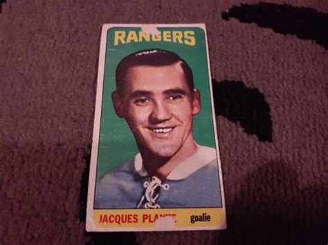 1964 65 Topps Jacques Plante Vintage Hockey Card 68 Lk Ebay
