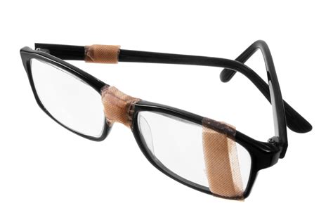 Eyeglasses can break or bend when you carry them without a case, lay them on the table or accidentally drop them.it's inevitable that somewhere along the way they will. How do I fix my glasses if they fall apart?