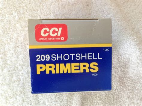 Omark Industries Cci 209 Shotshell Primers 1000 Count 0008 818 0 For