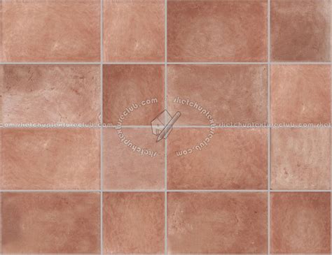 Terracotta Red Rustic Tile Texture Seamless 16130