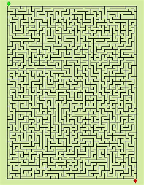 11 Best Hard Printable Mazes Pdf For Free At 43 Off
