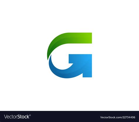 Arrow Letter G Logo Icon Design Royalty Free Vector Image