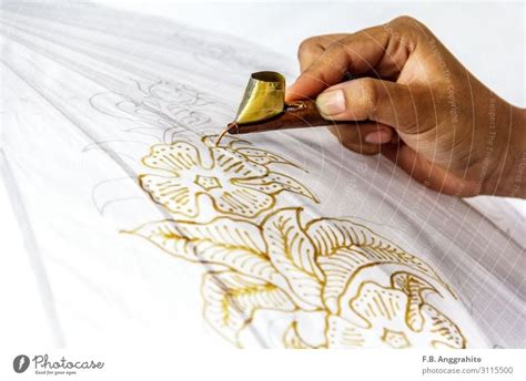 The Process Of Making Batik A Royalty Free Stock Photo From Photocase