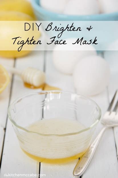 Diy Brightening And Tightening Face Mask The Kitchen Mccabe