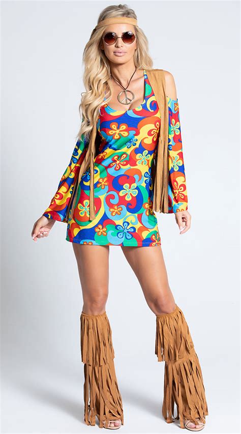 Современные хиппи более активны в социальном плане. Hippie Hottie Costume, Rainbow Hippie Costume, Fringe ...