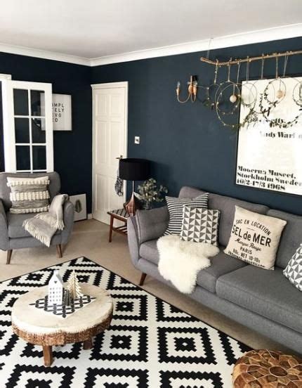 Most Popular Navy Accent Wall Living Room Couch 56 Ideas Accent