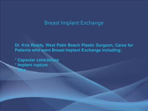 Ppt Breast Implant Exchange Breast Implant Revision Powerpoint