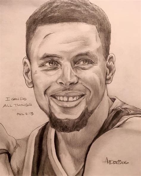Steph Curry In Pencil Meaningful Drawings Realistic Drawings