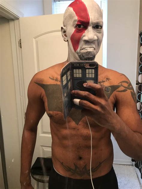 Cosplay In The Works Kratos Face Paint Cosplay Amino
