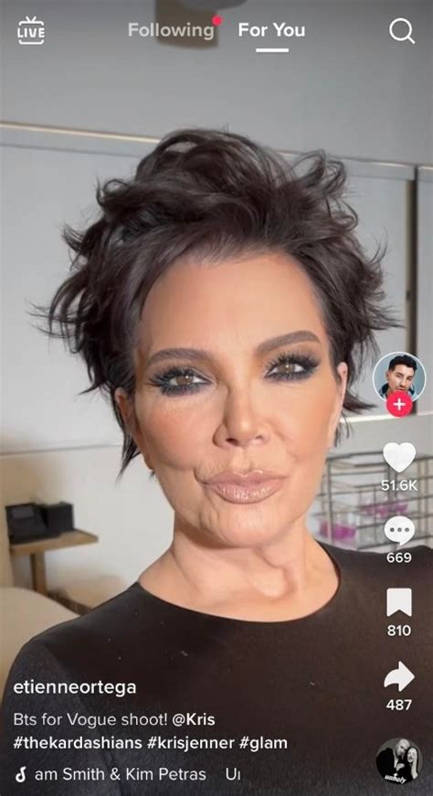 Kris Jenner Shows Off Her Real Face In Rare Unedited Photo Taken