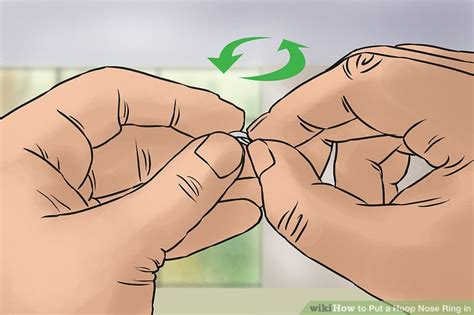 3 Ways To Put A Hoop Nose Ring In Wikihow