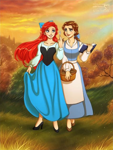 Ariel And Belle Are Best Friends Just Like Charlotte And Mommy