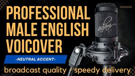 record professional voice over in neutral english accent by adamvotalent fiverr