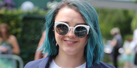 Maisie Williams Is ‘officially A Mermaid Debuts Sea Blue Hair