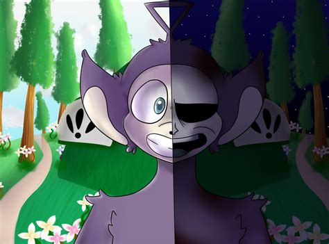 Tinky winky is the first teletubby who lives in teletubbyland with the other teletubbies. Tinky Winky Slendytubbies