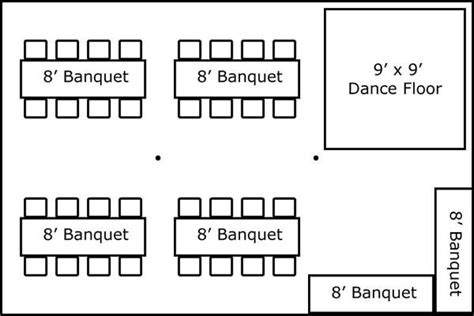 20 X 30 W Banquet Tables Buffet And Dance Floor Super Stuff Party
