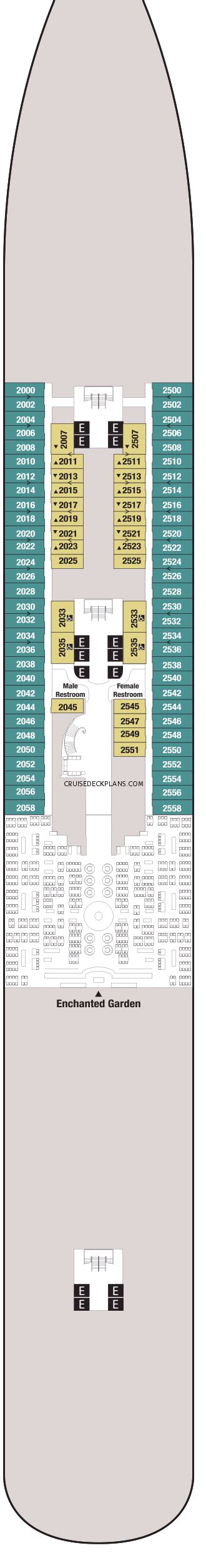 Disney Cruise Floor Plan