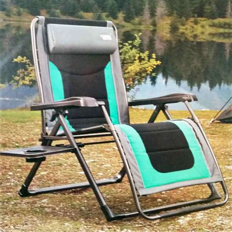Eureka directors chair with side table. Timber Ridge Zero Gravity Lounge Chair With Side Table NEW ...