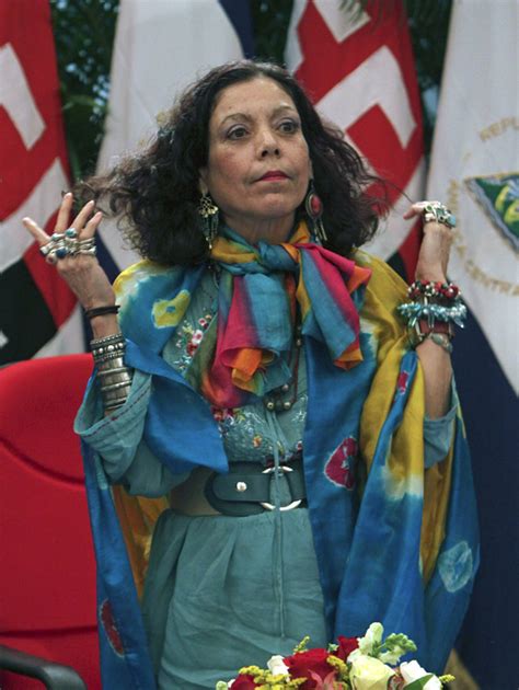 Rosario Murillo Esposa De Daniel Ortega Ser Candidata A