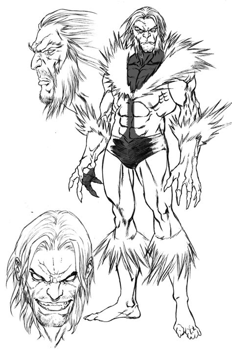 Sabretooth Sketch For Weapon X By Coltnoble On Deviantart