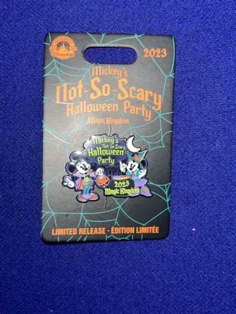 Disney Mickeys Not So Scary Halloween Party 2023 Mickey Minnie Logo Pin