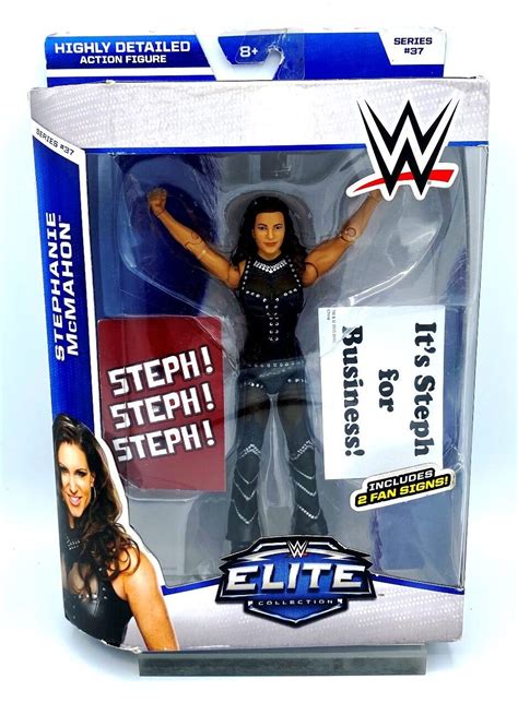 wwe stephanie mcmahon wwe series 37 elite collection poseable action figure mattel 7 inch