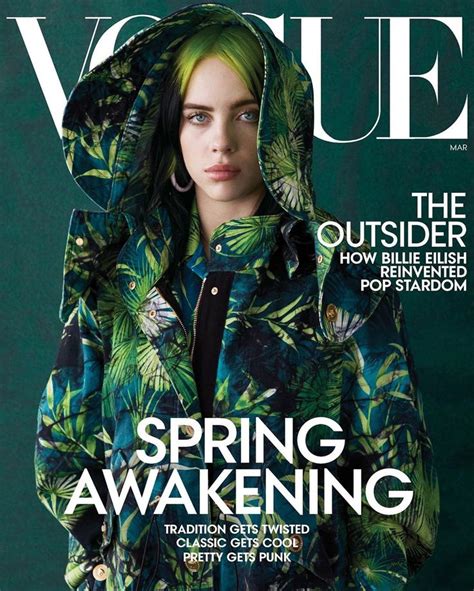 Get Some Beauty ️ ️ Makeup Beauty Girls Vogue Covers Vogue Magazine Covers Billie Eilish