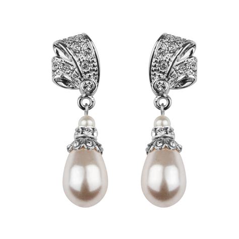 Antique Inspired Pearl Drop Earrings By Katherine Swaine