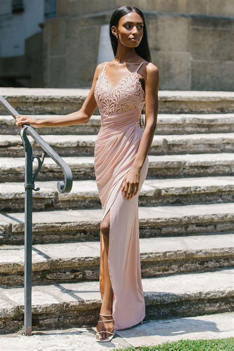 Buy Lipsy Nude Applique Lace Cami Maxi Dress From The Next Uk Online Shop