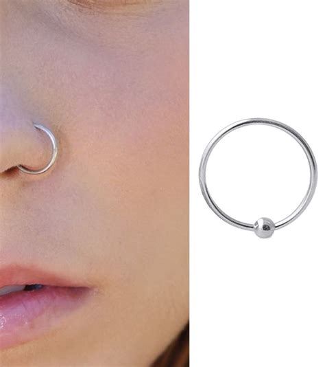 Pcm Pure Sterling Silver Nose Pin For Women925 Buy Online In Uae