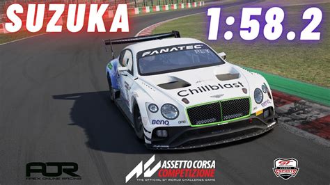 AOR Suzuka Hotlap Setup 1 58 2 Bentley GT3 Assetto Corsa