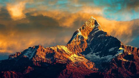 Awesome Himalayas 4k Wallpaper Annapurna Base Camp Mountain