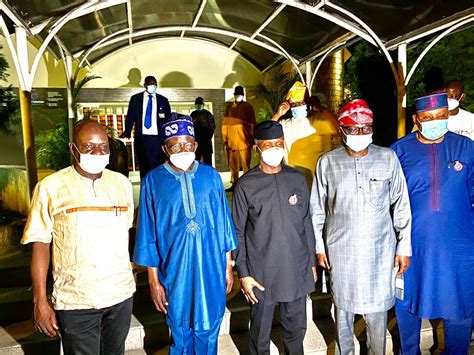 (apc), asiwaju bola ahmed tinubu. VP Osinbajo Meets Bola Tinubu, Sanwo-Olu In Lagos | Naija News