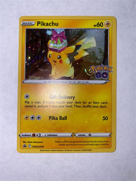 Pikachu Swsh234 Promo 2022 Pokémon Card Holotrout