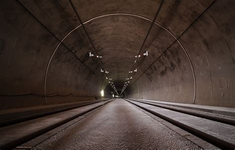 Free Images Light Perspective Tunnel Subway Transport Line