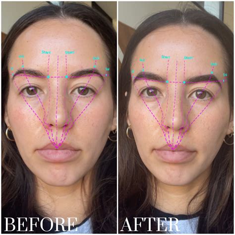 I Tried Tiktoks Brow Mapping Filter Hack See The Photos Popsugar Beauty