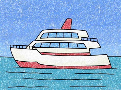 How To Draw A Ferry Helloartsy