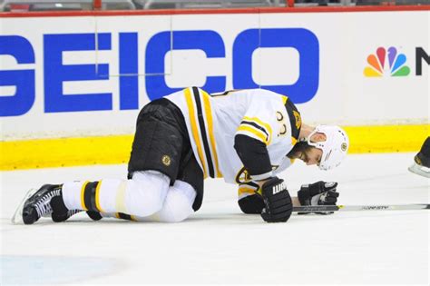 Boston Bruins Zdeno Chara Has Broken Jaw Could Miss Rest Of Stanley
