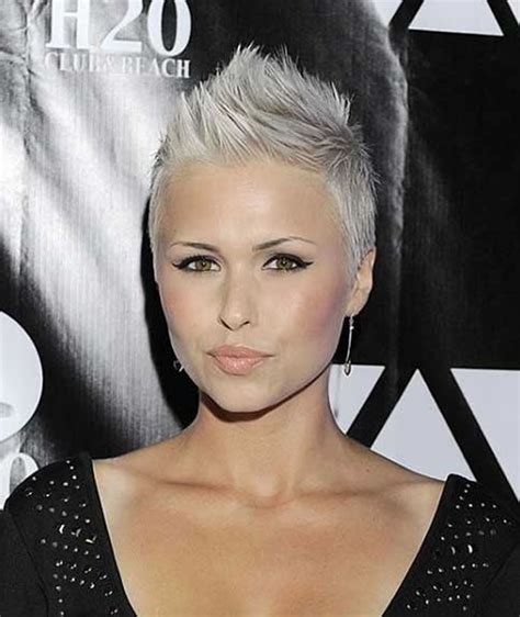 Short Spiky Gray Hairstyles For Women Hairstyles