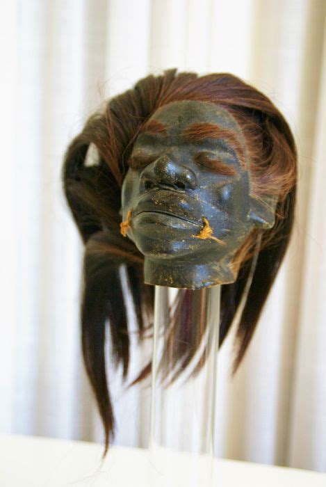 Realistic Shrunken Head Monkey Skin Ecuador Tsantsa Catawiki