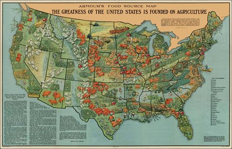 Us Agriculture Map United States Agriculture Map Usa