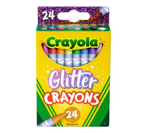 Crayola Glitter Crayons 24 Ct