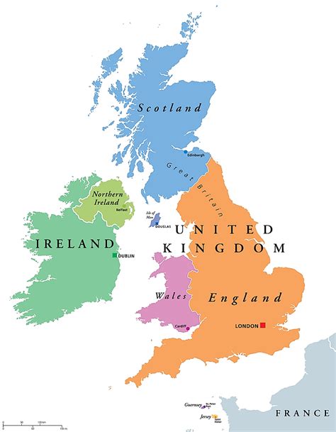 great britain map detailed map of great britain north