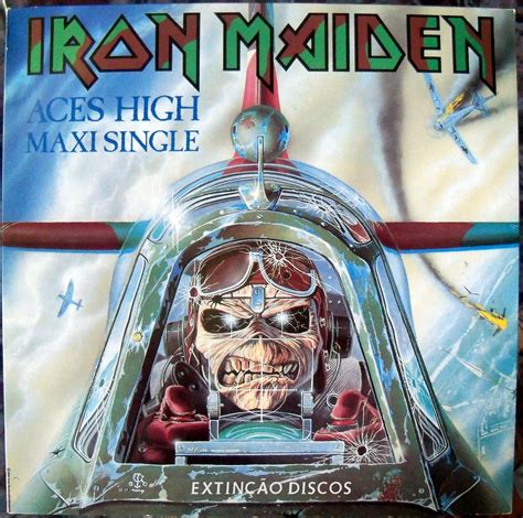 ExtinÇÃo Discos Iron Maiden Aces High Vinil Ep