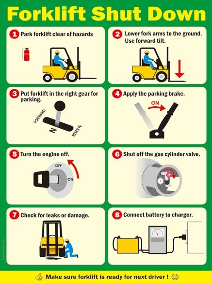 Free Printable Forklift Safety Posters